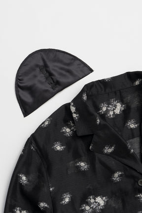 Flower Jacquard Lounge Shirt