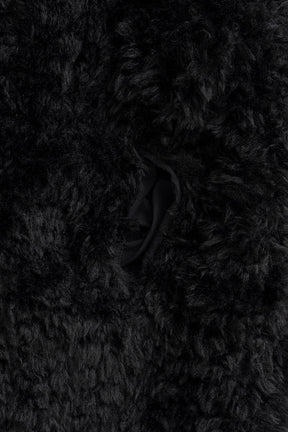 Reversible Hooded Boa Coat - 2026WINTER