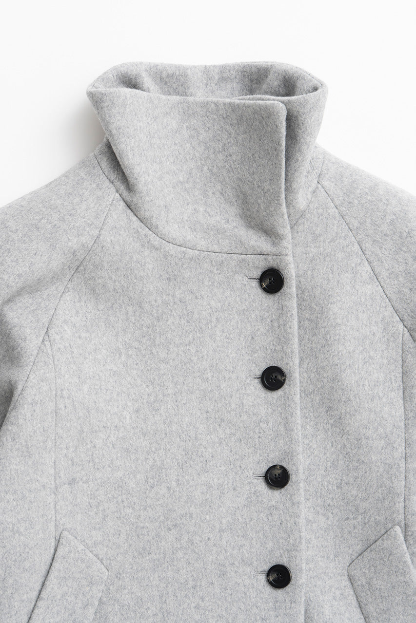 High-Neck Long Coat - 2026WINTER