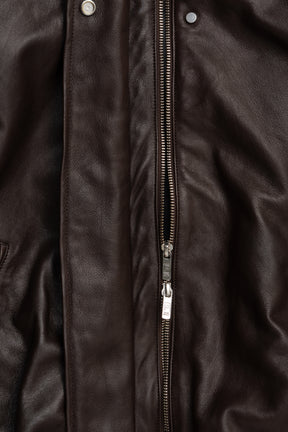 SHEEP Leather High Neck Blouson - 2025 AUTUMN