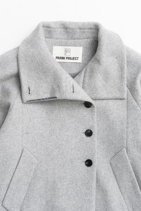 High-Neck Long Coat - 2026WINTER