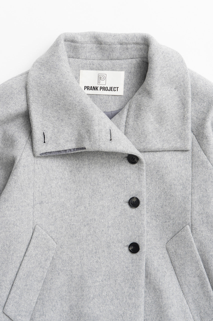 High-Neck Long Coat - 2026WINTER