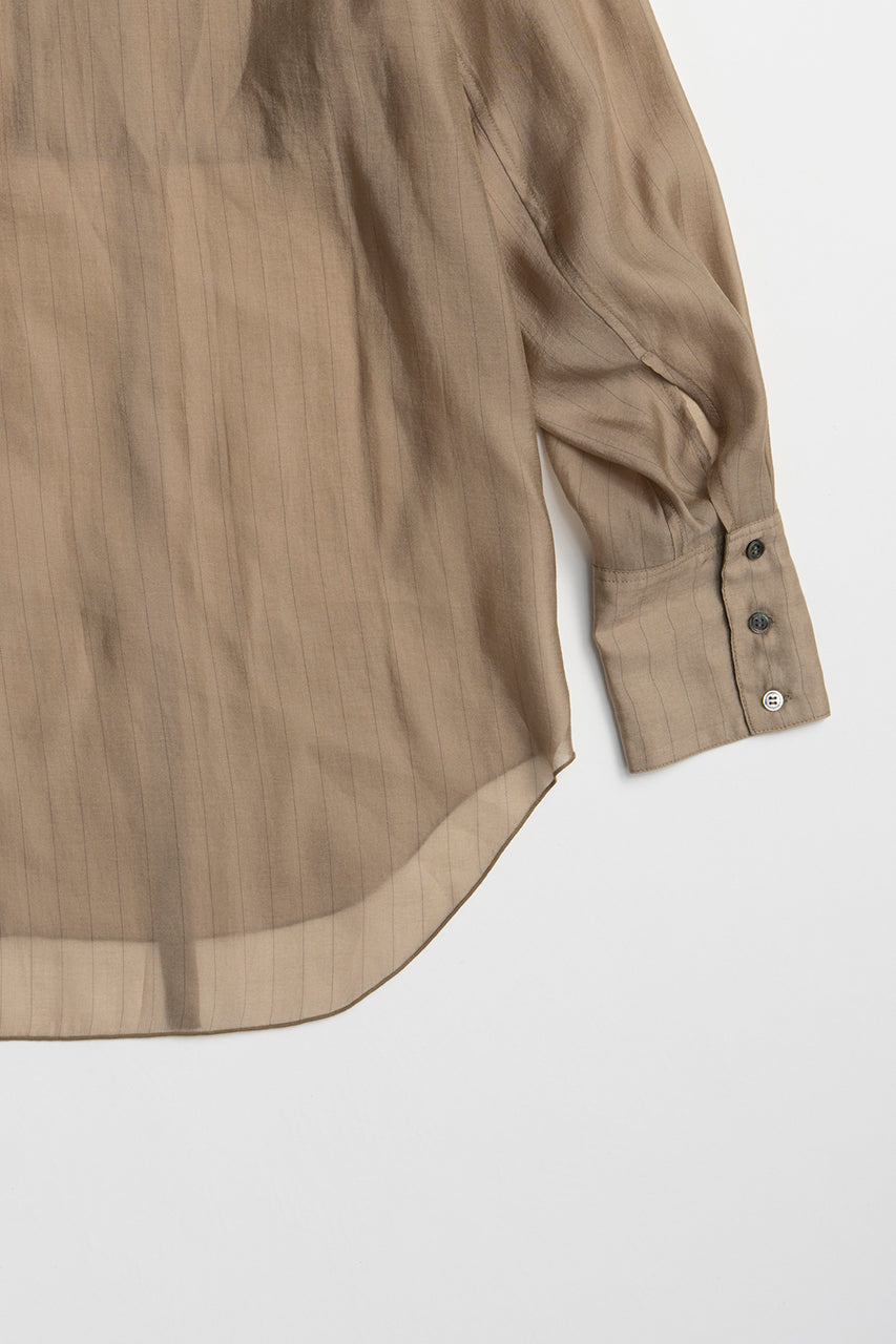 Sheer Bow Tie Shirt