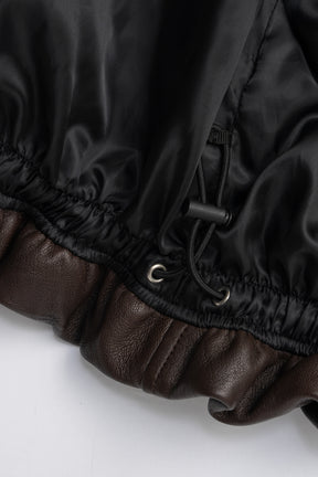 SHEEP Leather High Neck Blouson - 2025 AUTUMN