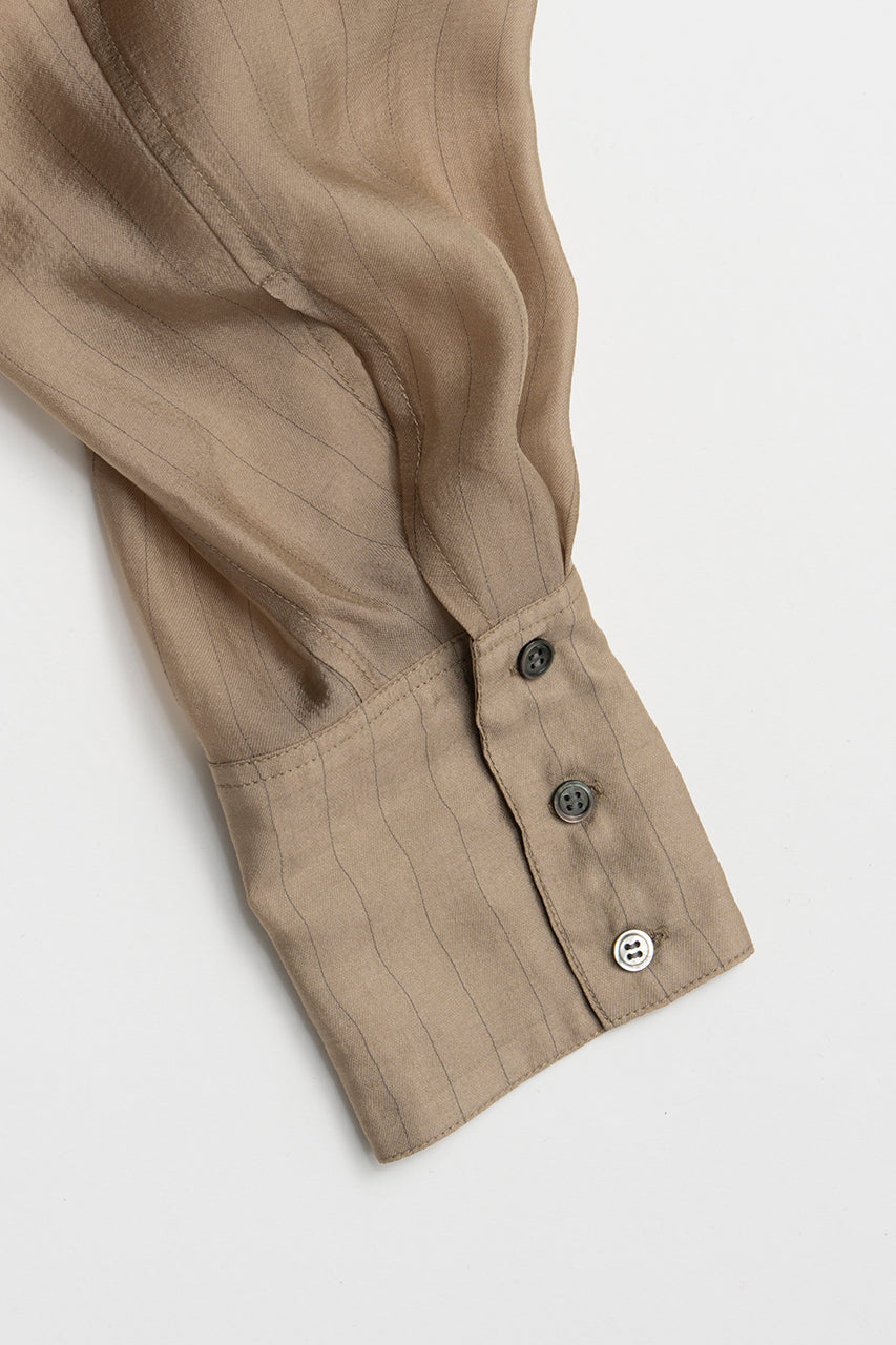 Sheer Bow Tie Shirt