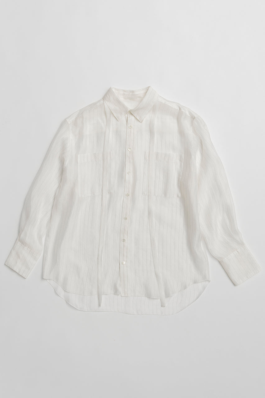 Sheer Bow Tie Shirt