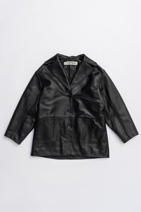 Overcoat Leather Jacket Coat - 2025 AUTUMN