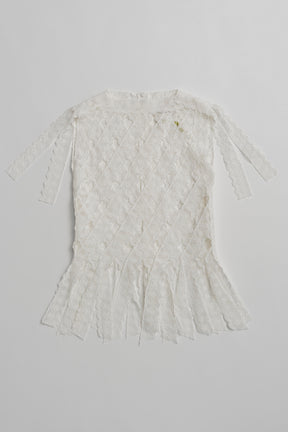 Lace Tape Cross Top