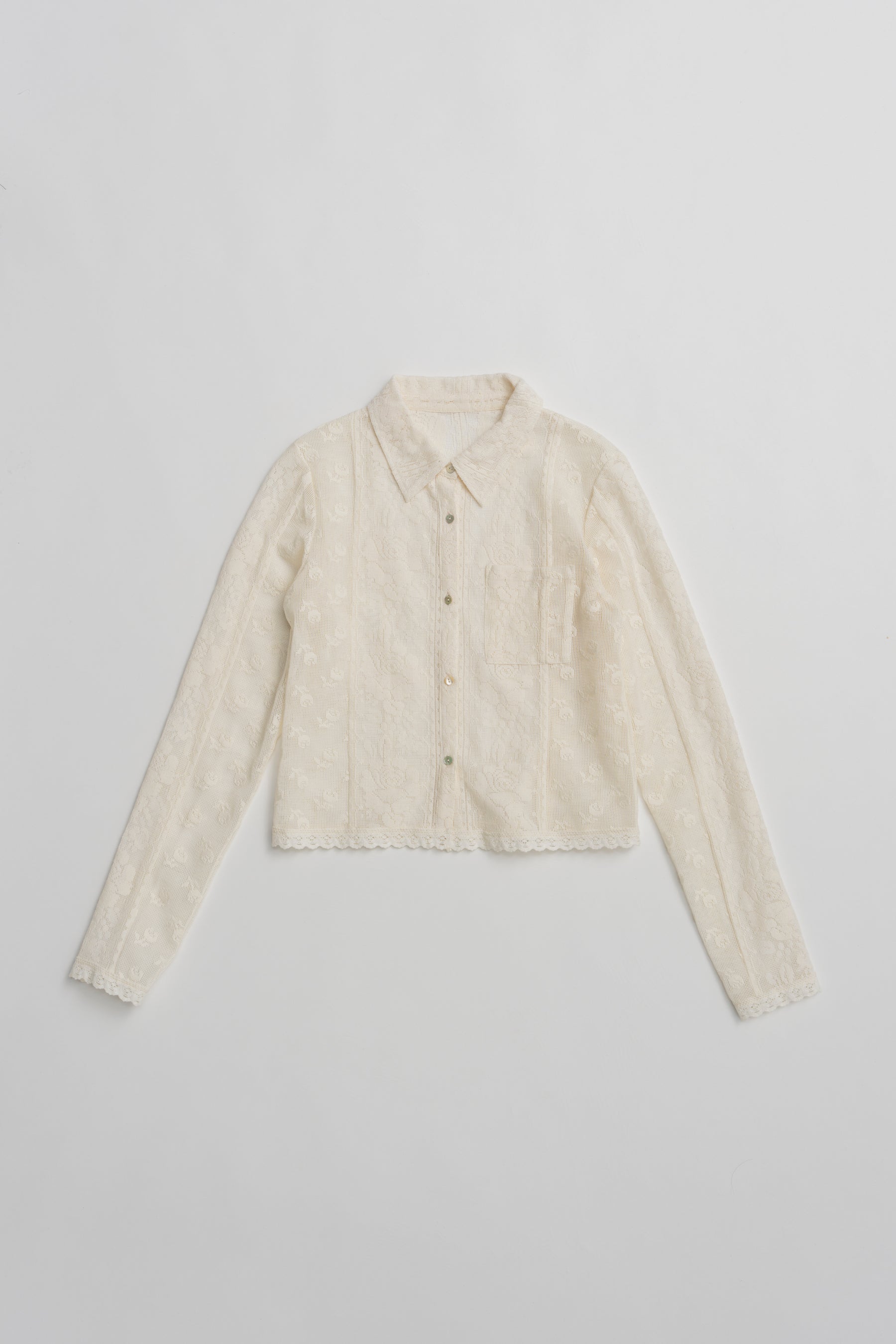 Crochet Lace Shirt - PRE ORDER