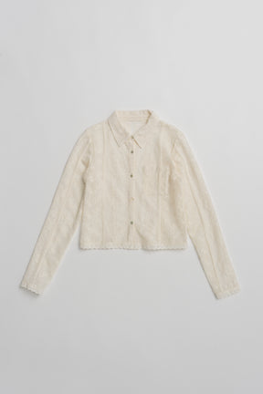 Crochet Lace Shirt - PRE ORDER
