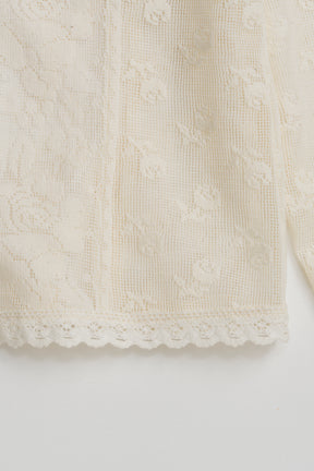 Crochet Lace Shirt - PRE ORDER