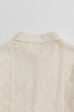 Crochet Lace Shirt - PRE ORDER
