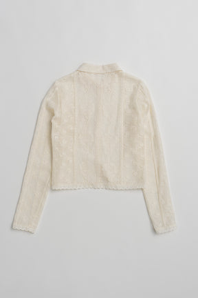 Crochet Lace Shirt - PRE ORDER