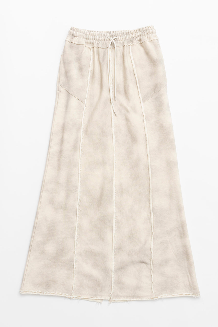 【24WINTER PRE ORDER】Outseam Sweatshirt Maxi Skirt