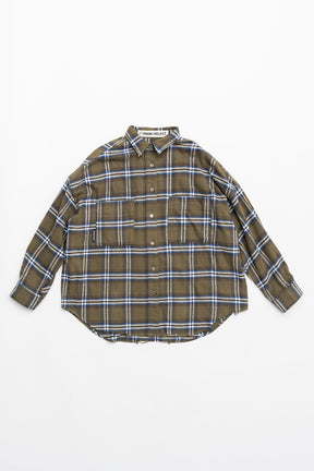 【24WINTER PRE ORDER】Checked Overshirt