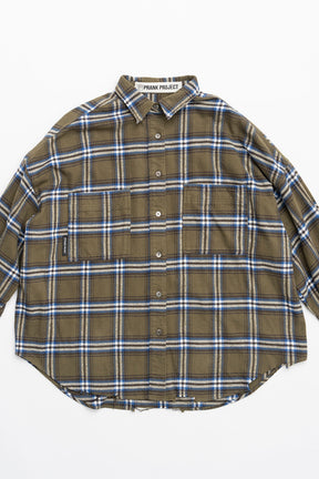 【24WINTER PRE ORDER】Checked Overshirt