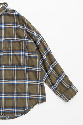 【24WINTER PRE ORDER】Checked Overshirt