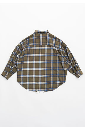 【24WINTER PRE ORDER】Checked Overshirt