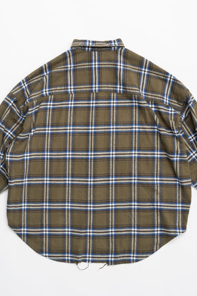 【24WINTER PRE ORDER】Checked Overshirt