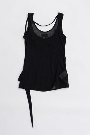Aphora Sheer Black Top