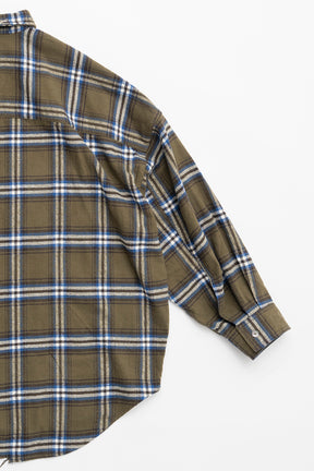 【24WINTER PRE ORDER】Checked Overshirt