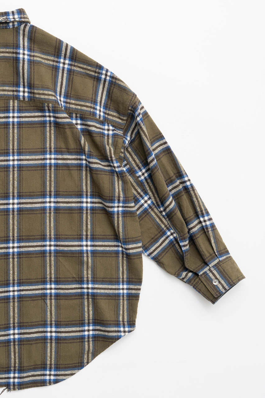 【24WINTER PRE ORDER】Checked Overshirt