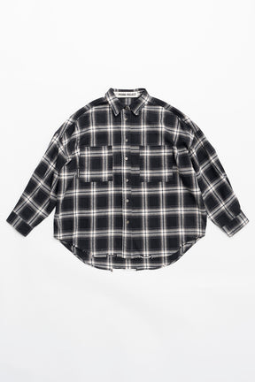 【24WINTER PRE ORDER】Checked Overshirt