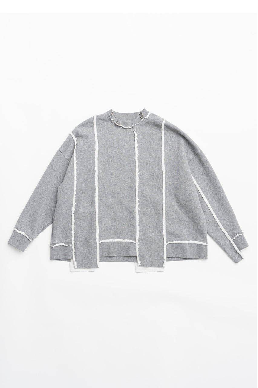 【24WINTER PRE ORDER】Piercing Sweatshirt Top