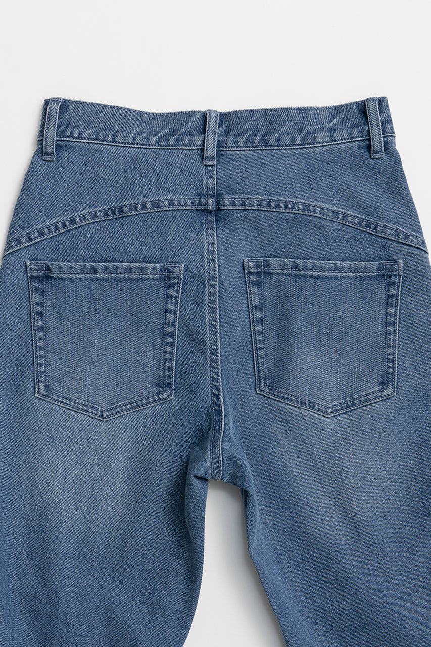 Super Flare Denim Half Pants