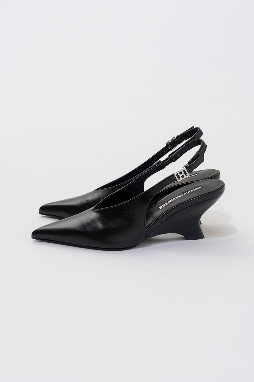 V-Cut Wedge Pumps - 2025 WINTER
