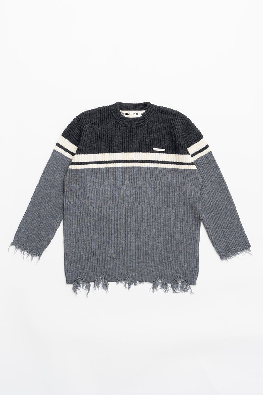 [24Autumn PRE ORDER] BORDER OVER KNIT