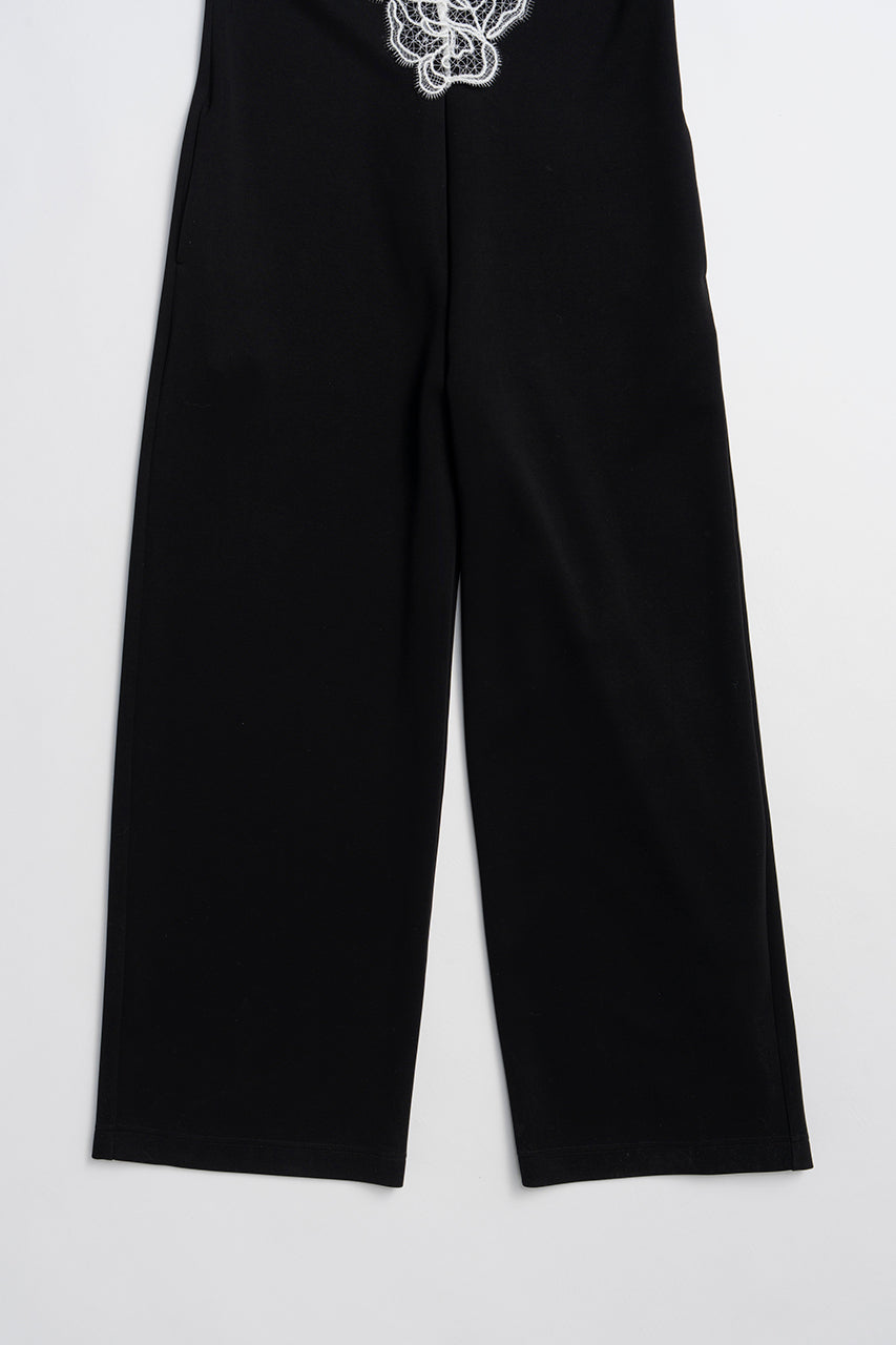 Deep V-Neck Lace All-In-One - 26SUMMER