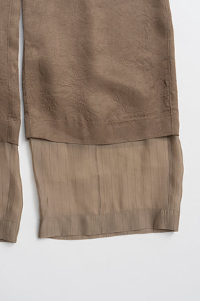 Double Layer Sheer Pants