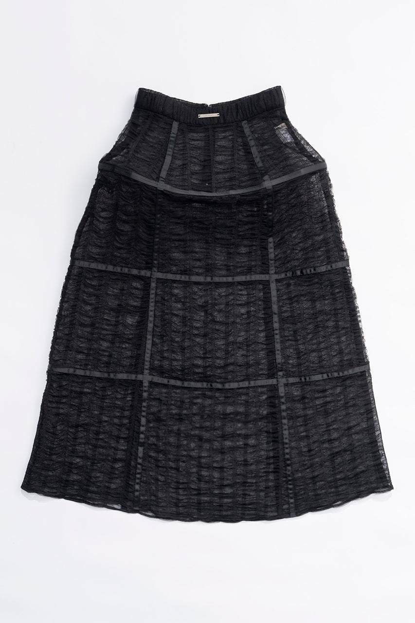 【24AUTUMN PRE ORDER】Tulle Lace Pannier Skirt