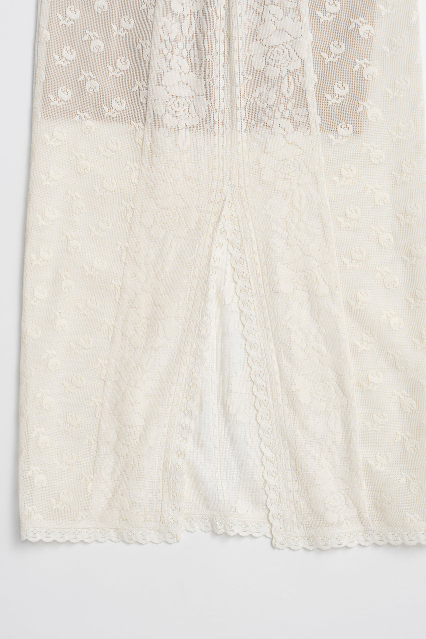 Cross Lace Maxi Skirt - 26SUMMER