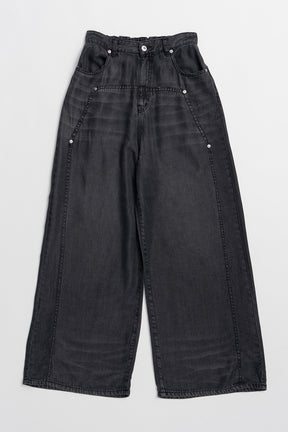 Tencel Denim Wide Pants
