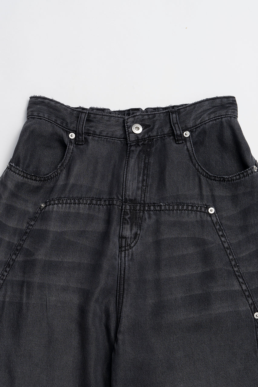 Tencel Denim Wide Pants