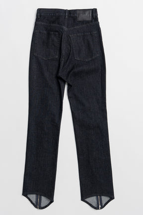 Stretch Zip Denim Pants - PRE ORDER