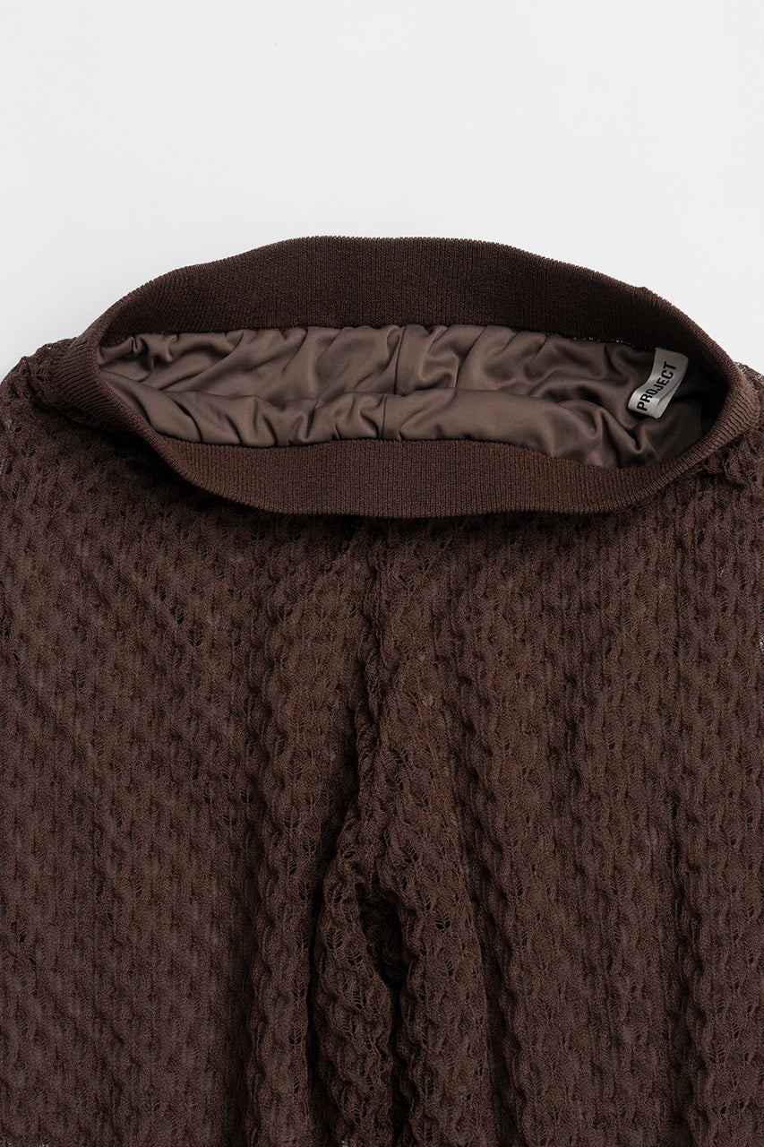 Sheer Knit Frill Pants