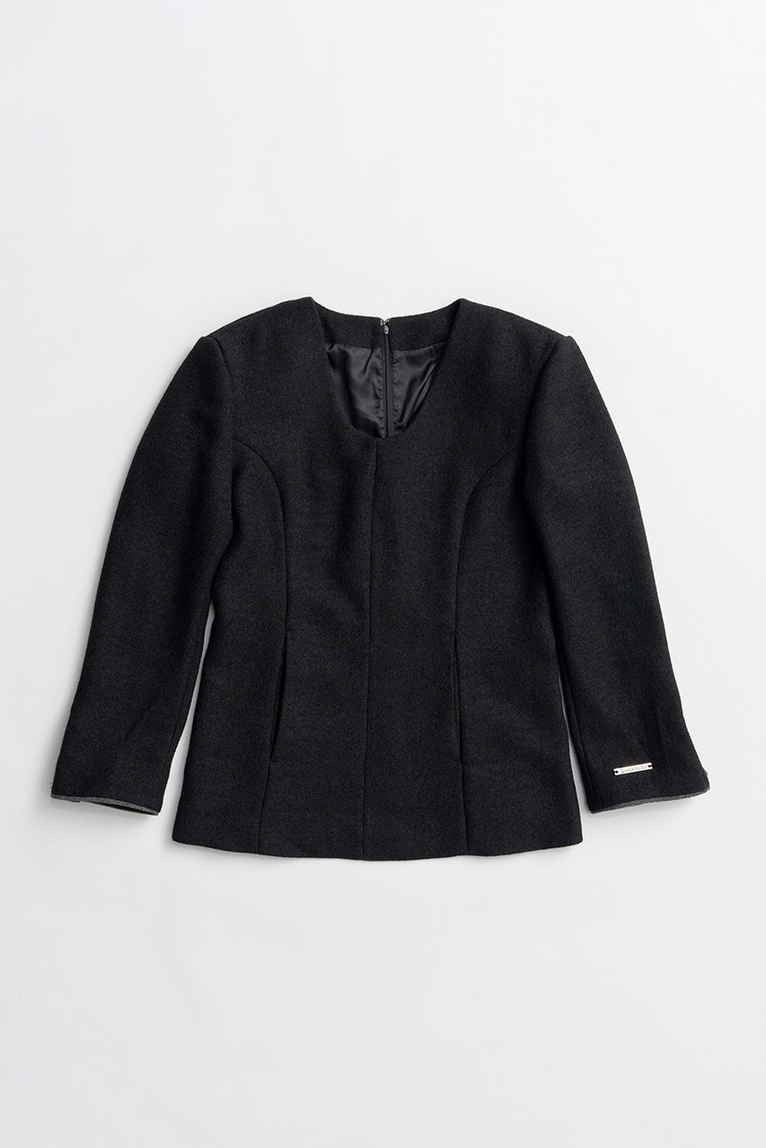U-Neck Waist-Shaped Top - 2026WINTER
