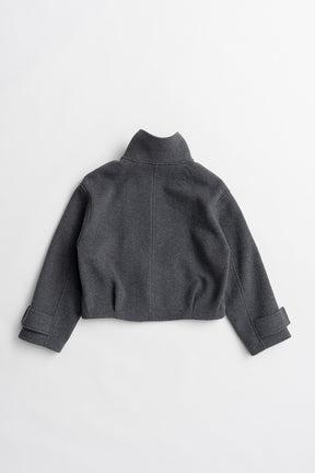 Stand Collar Short Coat - 2026WINTER