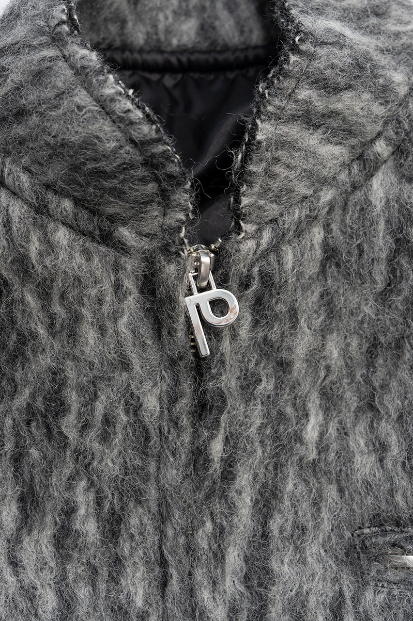 【24WINTER PRE ORDER】Wool Shaggy Blouson