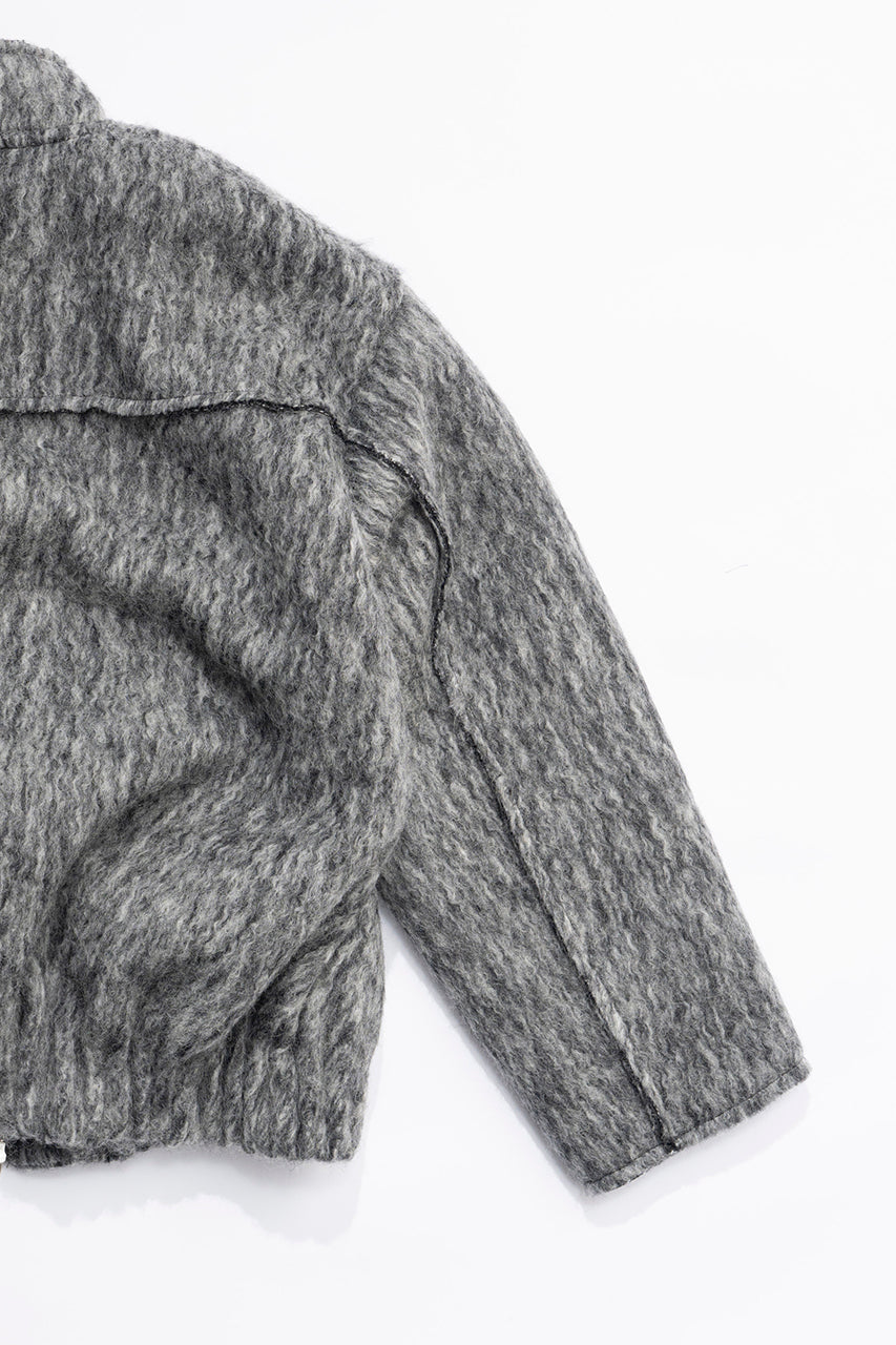 【24WINTER PRE ORDER】Wool Shaggy Blouson