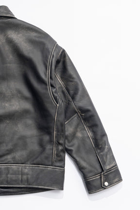 【24AUTUMN PRE ORDER】Padded SHEEP Leather Blouson