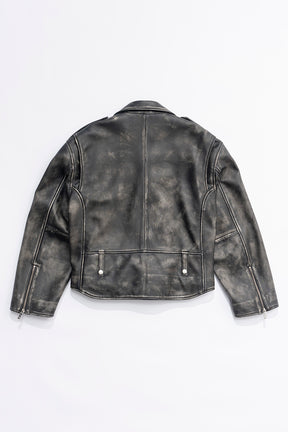 Rub Off COW Leather Riders Jacket