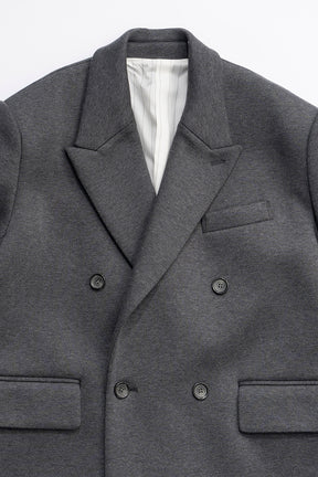 【24AUTUMN PRE ORDER】Double Knit Overcoat Jacket