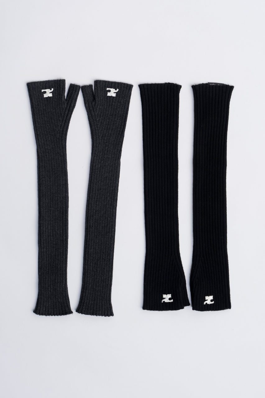 [Weboff Part number] Mittens AC Rib Knit Wool