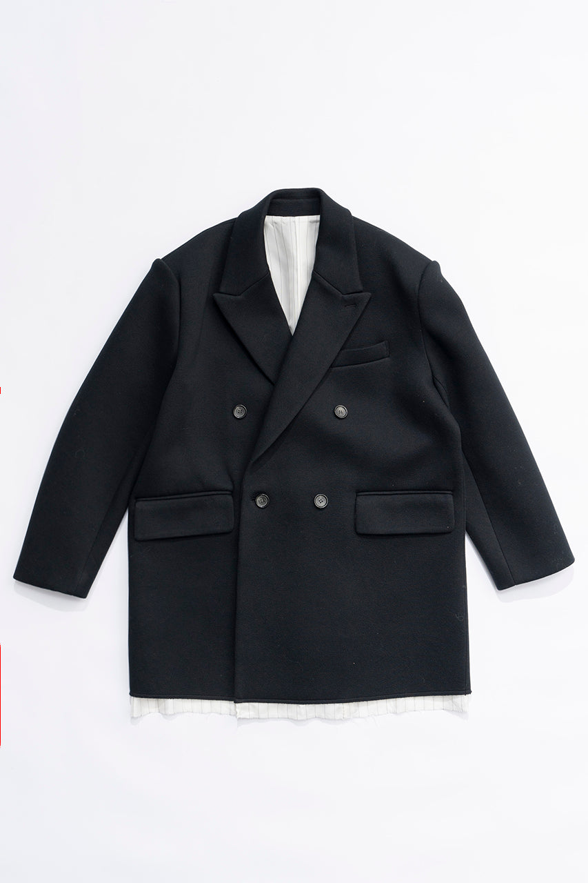 【24AUTUMN PRE ORDER】Double Knit Overcoat Jacket