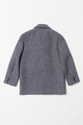 【24WINTER PRE ORDER】Sliver Wool Overcoat Jacket