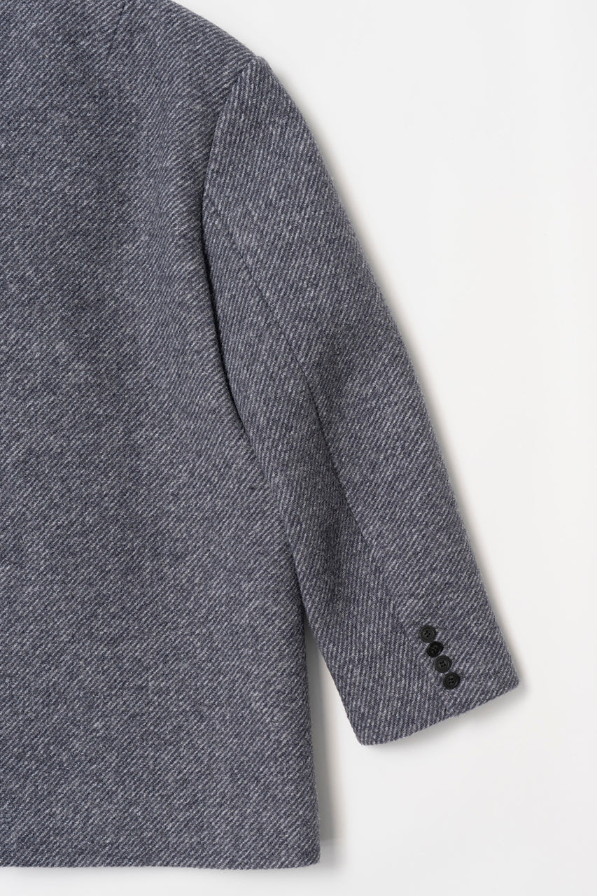 【24WINTER PRE ORDER】Sliver Wool Overcoat Jacket